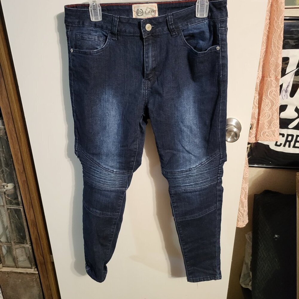 L&B LUCKY & BLESSED STACKED SKINNY JEANS SZ 10 NWT